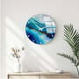 Wallity Reloj de pared decorativo de cristal Multicolor 40 cm